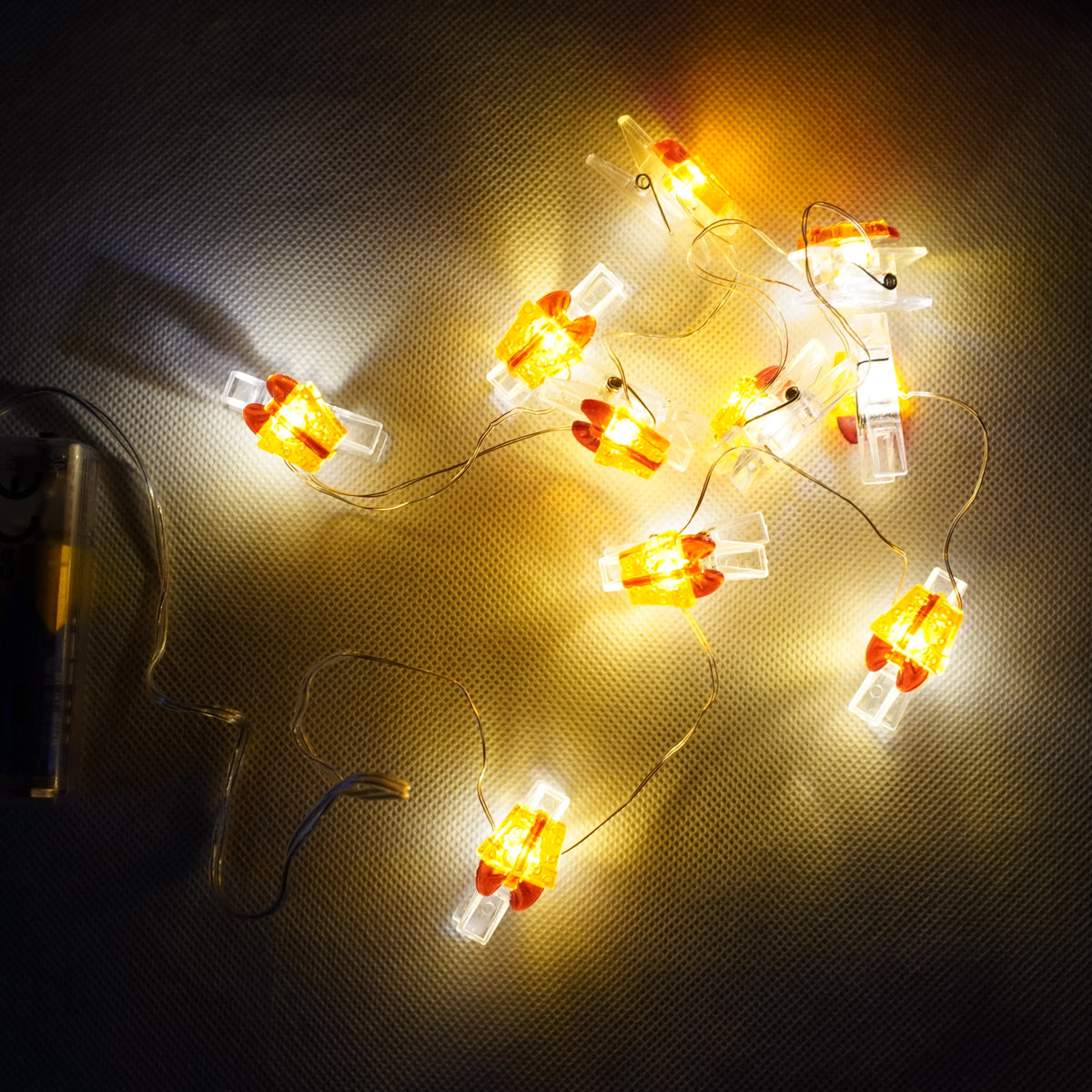 Instalație de Crăciun, 10 LED-uri, 120 cm