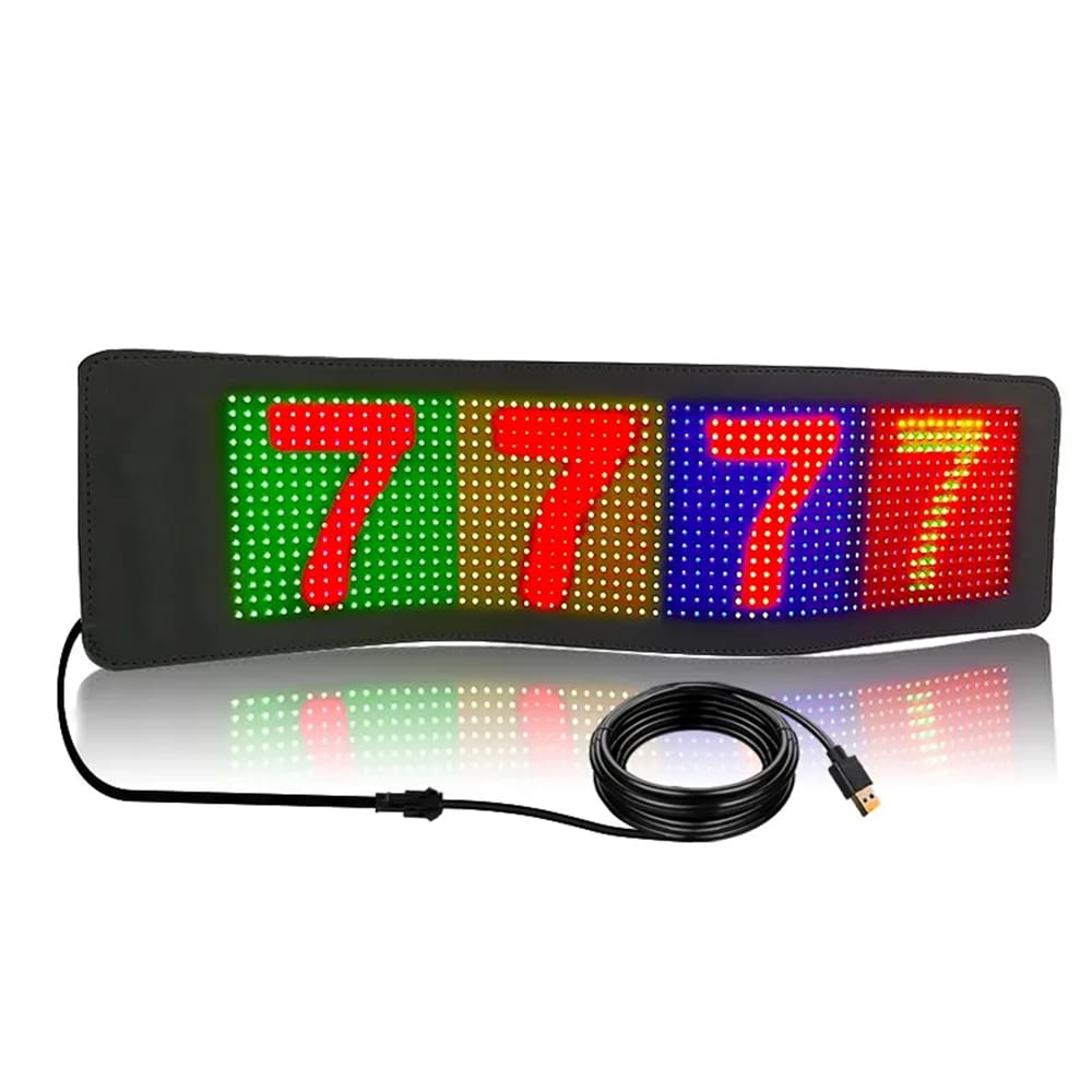 Placă de identificare LED flexibilă cu control Bluetooth