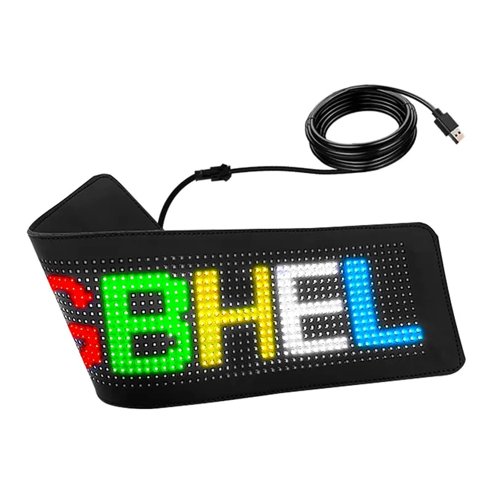 Placă de identificare LED flexibilă cu control Bluetooth