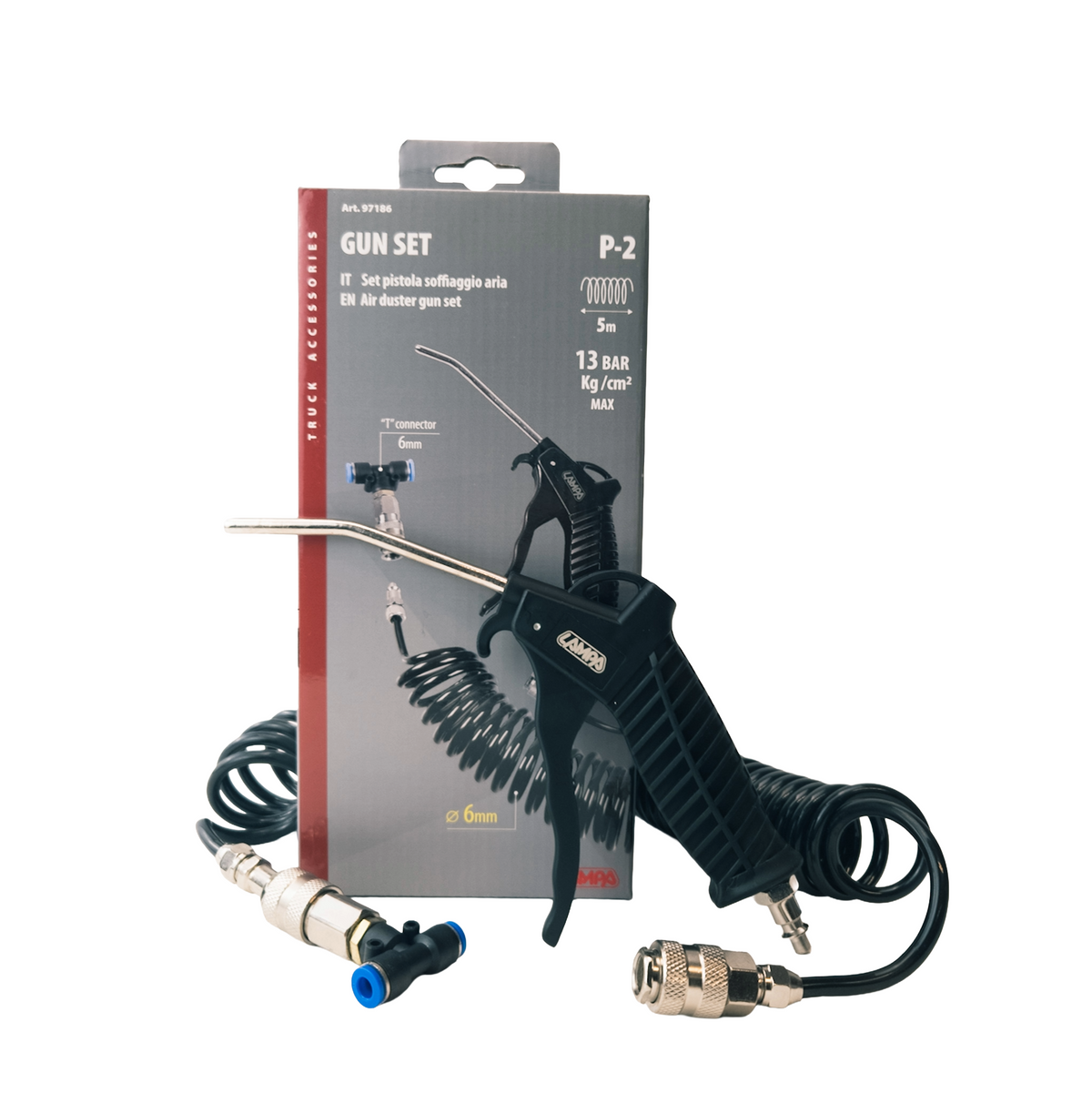 Set pistolă de suflat iarbă 5 m