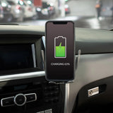 Suport auto telefon, încărcător wireless, grilă ventilație, Dunlop, 10W