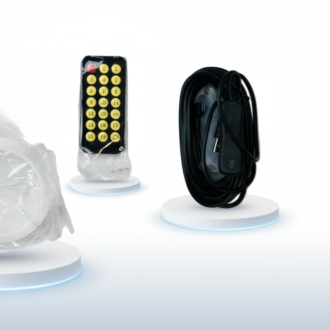 Panou devil eyes, ochi camion cu led 590×120 mm, semn de masina cu led, aplicatie mobila, telecomanda