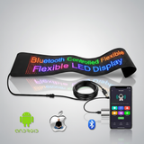Placă de identificare LED flexibilă cu control Bluetooth