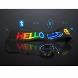 Placă de identificare LED flexibilă cu control Bluetooth