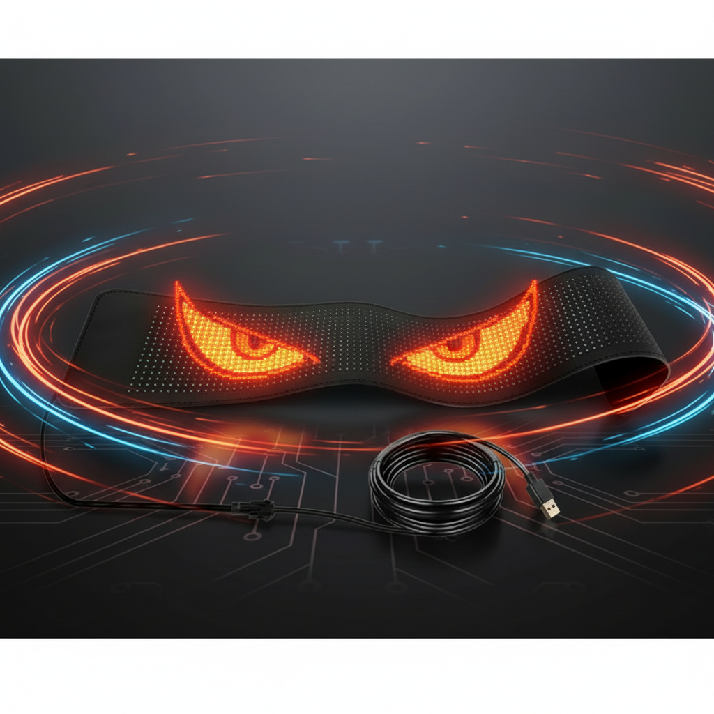 Placă de identificare LED flexibilă cu control Bluetooth