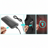 Powerbank, 20000 mAh, 2.1A, 10,5W.